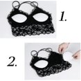 thumbnail image 5 of Insertos de almohadillas para sujetador ZHCH Realzadores de senos negro, 5 of 5