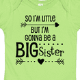 thumbnail image 4 of Inktastic So I'm Little, but I'm Gonna Be a Big Sister Girls Baby Bodysuit, 4 of 5