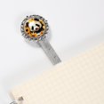 thumbnail image 3 of Panda sunflowers Silver Lace-Edged Bookmark - Gift for Readers and Book Lovers, 3 of 5
