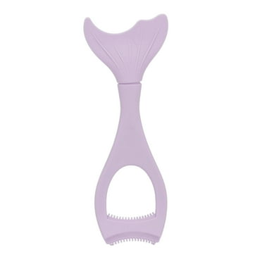 Reusable Soft Flexible Silicone Winged Eyeliner Stencil for Cosmetic Makeup - Purple