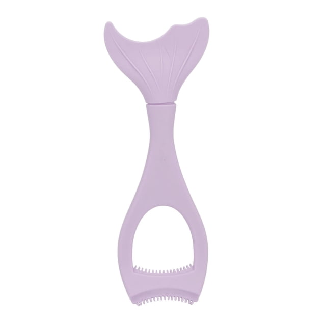 Plantilla de silicona para delineador de ojos con alas, reutilizable, suave y flexible, para maquillaje cosmético, color morado