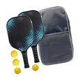 thumbnail image 3 of Premium Pickleball Paddles Set and Storage Bag Pickleball Rackets Ball Set with Blue, 3 of 10
