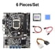 thumbnail image 3 of Matsuzay Tableros principales de PC B75 Práctico Fácil de usar Suministro de PC B75 Conveniente ranura LGA 1155 Reparable Diseño de fuente de Juegos de teclado y mouse para computadora, 3 of 6