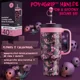 thumbnail image 3 of Powcan Vaso Térmico Skull Con Pajita 2 En 1 40oz, 3 of 8