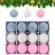 thumbnail image 1 of Pendientes Navidad 12 Piezas 2.4 Pulgadas Bolas Terciopelo, 1 of 9