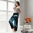 thumbnail image 6 of Picia Ocean Turtle Womens Soft Woven Cotton Elastic Waistband Sleep Pajama Pant Lounge Sleep Pant With Pockets And Drawstring-X-Large, 6 of 9