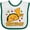 White and Green, variant on Inktastic 1st Birthday with Taco and Confetti Boys or Girls Baby Bib