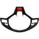 thumbnail image 3 of Cubierta embellecedora del marco del volante del coche Cubierta embellecedora del marco del volante del coche para (patrón de fibra de carbono+tapa roja), 3 of 5