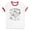 White/Red, variant on Fizz the Season Ringer Tee Shirt Unisex X-Large White/Red