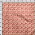 thumbnail image 4 of oneOone Velvet Red Fabric Abstract Craft Projects Decor Fabric Printed By The Yard 58 Inch Wide, 4 of 4