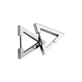 thumbnail image 4 of Mens Women Punk Stainless Steel Geometry Shape Design Hoop Earrings, 4 of 9
