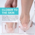 thumbnail image 3 of （1 Pack）Hydrocolloid Bandages - Cushion Gel Blister & Wound Care Patches, Waterproof Adhesive for Toes & Fingers, 3 of 9