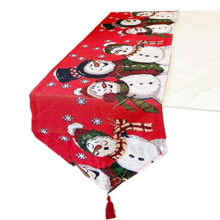 

Christmas Table Runner– Christmas Table Decoration for Christmas Dinner Party Supplies