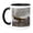 Black/White, variant on 3drose, Washington, Olympic Np, Message in a Bottle, Beach - Us48 Bja0334 - Jaynes Gallery, 11oz Magic Transforming Mug