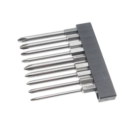 

9pcs Magnetic Philips Screwdriver Set 1/4 Inch 6.35mm Shank S2 Alloy Steel 75mm 100mm 150mm Long Magnetic Hex Screwdriver Bit