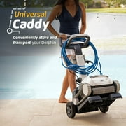 Dolphin E10 Robotic Pool Vacuum Cleaner Pools up to 30 FT - Premium Bundle with Caddy and Cover