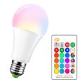 thumbnail image 2 of Bombilla Led De 15W E27, Iluminación De Ambiente Que Cambia De Color, Lámpara Led, Flash Estroboscópico, Barra De Modo De Desvanecimiento, Luces Decorativas Rgbw Ktv Eigraketly HA025517-01, 2 of 5