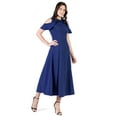 thumbnail image 4 of Womens Cold Shoulder Maxi Dress, 4 of 9