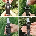 thumbnail image 3 of Survival Bracelet Multi Use Paracord Outdoor Tool for Hiking Camping, 3 of 8