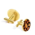 thumbnail image 3 of Pumpkin Elegant Shirt Cufflinks Set Made of Stainless Steel for Formal Occasions, 3 of 6