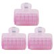 thumbnail image 1 of EeaseMX 9 rulos para el cabello autoadhesivos para peinar (1 juego/3 unidades, grandes, rosa), 1 of 8