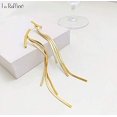 thumbnail image 4 of Pendientes de Borla Chapados en Plata de Ley 925 Arco/Tira Brillante Pendientes Geométricos de Hilo Largo Regalo para Mujer Niña Regalo Día de San Valentín Cumpleaños Aniversario Día de la Madre Navid, 4 of 5