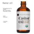 thumbnail image 5 of Organic Castor Oil, 100% Pure Castor Oil, Cold Pressed Unrefined Castor Oil for Skin Hair Lashes, 5 of 5