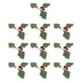 thumbnail image 1 of OULII 10Ud Greenery for Christmas Con Hojas Artificiales Duraderas Para Adornos Festivos Y Eventos, 1 of 6