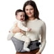 thumbnail image 1 of Cangurera Portabebé Momcozy Mochila Con Asiento Bebé Gris Medio, 1 of 8