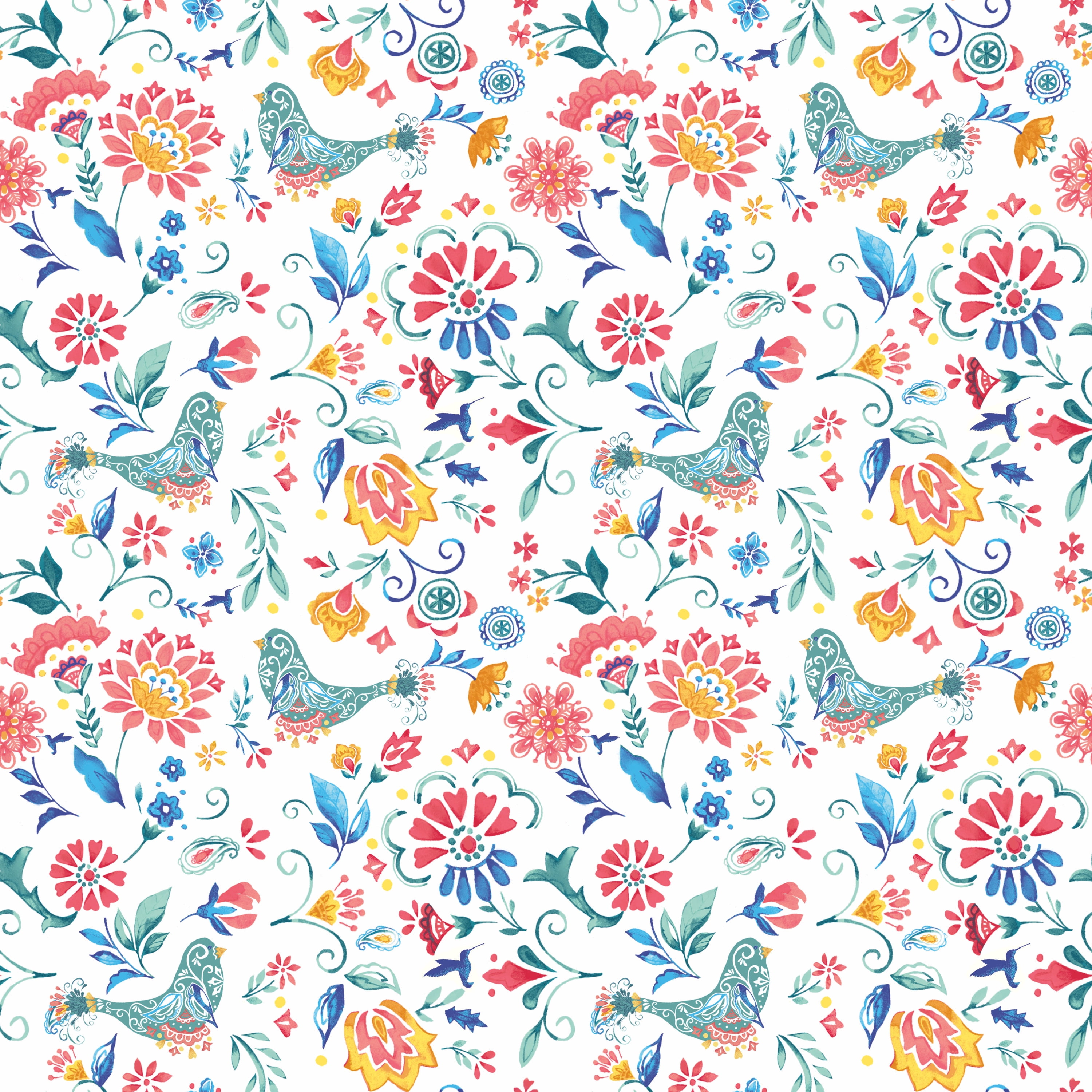 The Pioneer Woman Blue Mazie Peel and Stick Wallpaper, 18