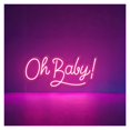 thumbnail image 1 of Letrero De Neón "Oh Baby" Para Decoración Baby Shower, Fiesta, Sala Juegos, Dormitorio, Bar, Estar, Cumpleaños, Pared 45cm, 1 of 3