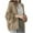 Khaki, variant on TINZ Popular Women's Fashion Women's Loose Sweater Jacket Solid Color Knitted Cardigan Women's Thin Lightweight Cardigan Sweaters Big Sweater Cardigan for Women Sweaters for Women plus Size 4x