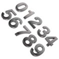 thumbnail image 4 of Miangastore 10pcs Stereoscopic Plastic Number Modern Plaque Number House Hotel Door Address Digits Sticker Plate Sign(0-9,One for each Number), 4 of 9