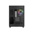 thumbnail image 4 of MONTECH KING 65 PRO ATX Mid Tower Gaming PC Case, Dual Chamber, High Airflow Mesh Panels, Supports RTX 40 Series, 3 Pre-Installed ARGB Fans, Tool-Free Access, Tinted Glass - Black, 4 of 11
