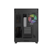 MONTECH KING 65 PRO ATX Mid Tower Gaming PC Case, Dual Chamber, High Airflow Mesh Panels, Supports RTX 40 Series, 3 Pre-Installed ARGB Fans, Tool-Free Access, Tinted Glass - Black