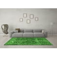 thumbnail image 3 of Ahgly Company Indoor Rectangle Abstract Green Modern Area Rugs, 7' x 10', 3 of 4