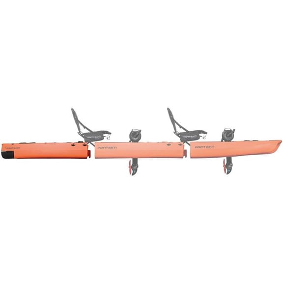 Point 65 Sweden 317913 Kingfisher Back Section for Kayak, Gray