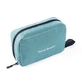 thumbnail image 5 of Toiletry Bag Travel Bag with Hanging Hook, Water-resistant Makeup Cosmetic Bag Travel Organizer for Accessories, Shampoo, 5 of 7