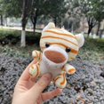 thumbnail image 1 of LLavero de Animal sentado hecho a mano, juguete de peluche de 10cm, colgante, regalos perfectos para niños y amigos, 1 of 3