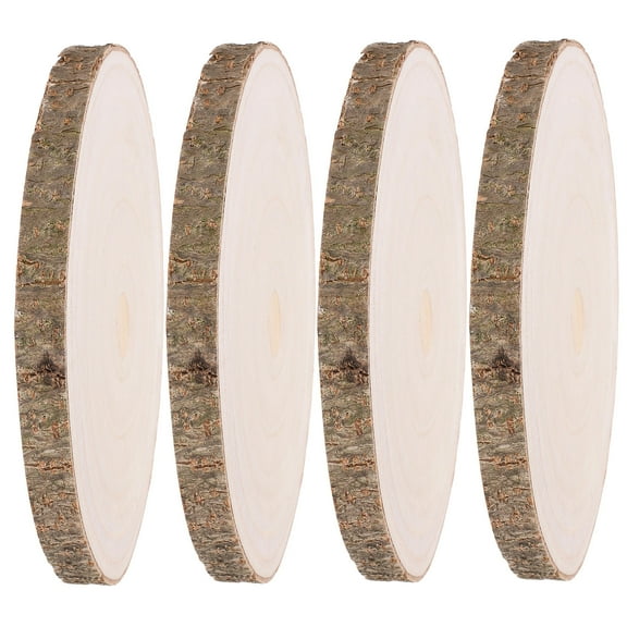 GAXIRE Set of 4 Wood Pot Trivets Kitchen Hot Pads Protect