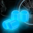 thumbnail image 4 of 8 tapones para válvulas de neumáticos de coche, accesorios luminosos para camiones, motocicletas y SUV. Azul, 4 of 9