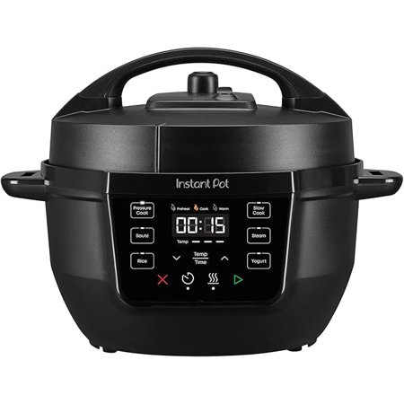 Instant Pot 4QT RIO Mini 7-in-1 Multi-Cooker, Pressure Cooker, Slow cook, Sauté, Steam, Rice Maker, Yogurt, & Warmer, Black, 4 Quarts