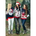 thumbnail image 4 of Adult Santa & Reindeer Unisex Ugly Christmas Sweater, 4 of 11