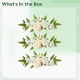 thumbnail image 5 of 3 Pcs Wedding Cake Flowers Decorations, Artificial Rose Cake Decorations, Burgundy Wedding Cake Decorations, Flower Cake Decorations, Ideal for Wedding Themes and Party Decor, 5 of 5