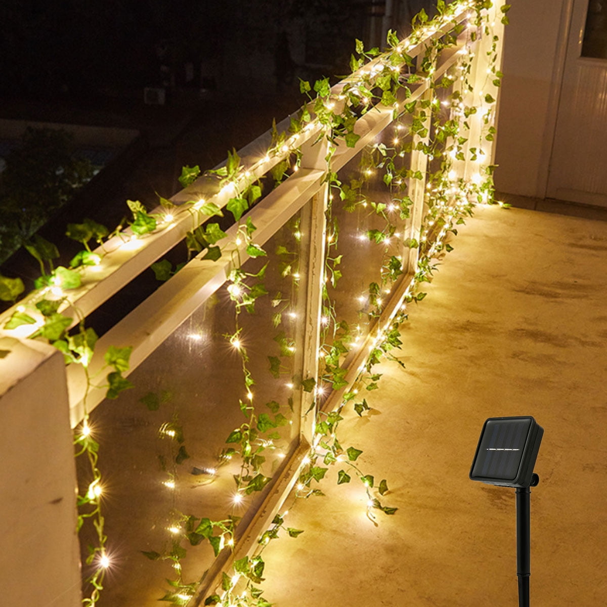 10M LED Leaves Ivy Leaf Garland Fairy String Lights Garden Lamps Party Decor 