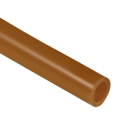 Uxcell Silicone Tubing, 3/8"(9mm) ID x 1/2"(12mm) OD 6.6ft Rubber Tube Hose Pipe, Brown