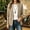 Coffee, variant on Women's Slim Blazer Solid Collar Open Front Single Button Side Pockets Lightweight Daily Business Casual Jacket, Athletic Jacket Orange S