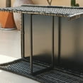 thumbnail image 5 of POCASSY Outdoor Coffee Table Rattan Wicker 46" Width Patio Table, Gray, 5 of 6