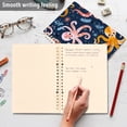 thumbnail image 5 of Cartoon Funny Octopus Notebooks 2 Pcs 1-subject Journal 60 Sheets A5 College Ruled Paper Detachable Ring 8.3"x5.7", 5 of 8