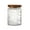 Round, variant on Easy To Clean Clear Jar Container Great For Organizing Kitchen And Home Items